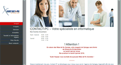 Desktop Screenshot of contact-pc.net