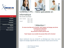 Tablet Screenshot of contact-pc.net